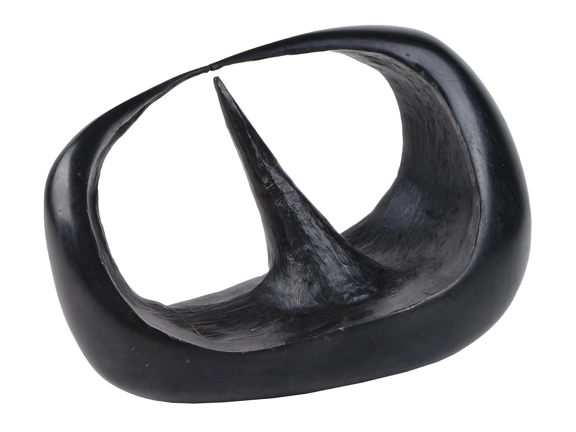 ENGLISH ABSTRACT BRONZE SCULPTURE BY HENRY MOORE PIC-